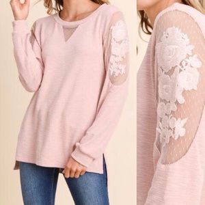 NWT Knit Sweater with split sides